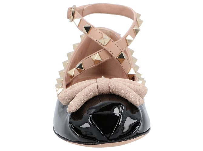 Valentino Garavani Ballerine Valentino Rockstud Nere Nero - vista 5