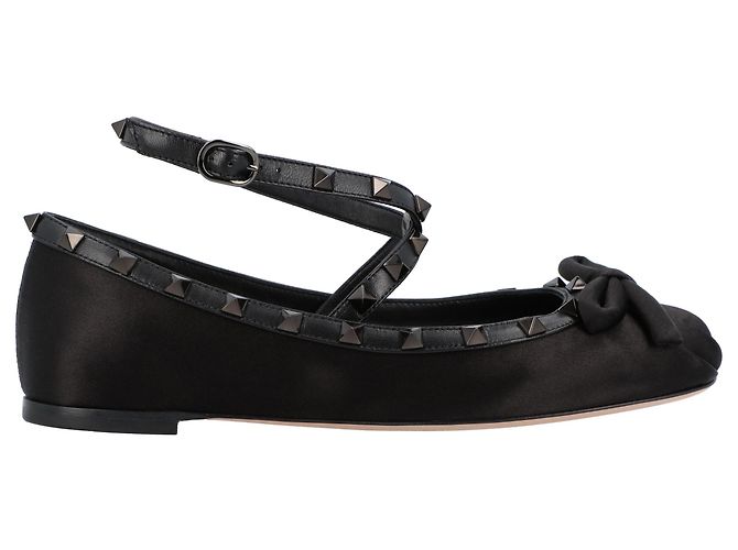 Valentino Garavani Bailarinas Valentino Rockstud Negras Negro - vista 6