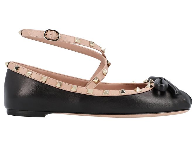 Valentino Garavani Bailarinas Valentino Rockstud Negras Negro - vista 6