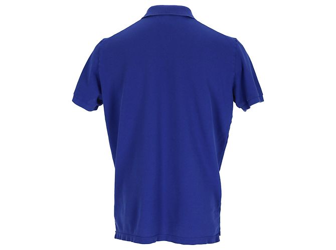 Polo de algodón azul con parche de logo Dsquared2 - vista 2