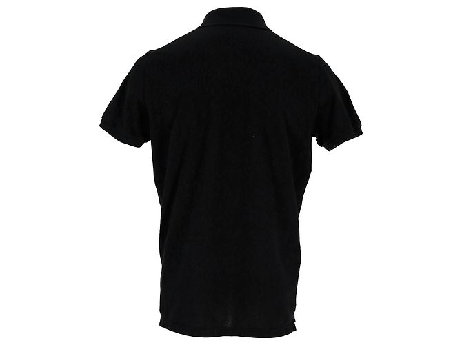 Camisa Polo Patch Dsquared2 en algodón negro - vista 3