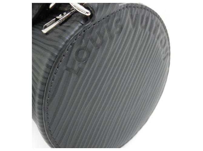 Borsa a Spalla Louis Vuitton Epi XL Soft Polochon PM Nero - vista 3