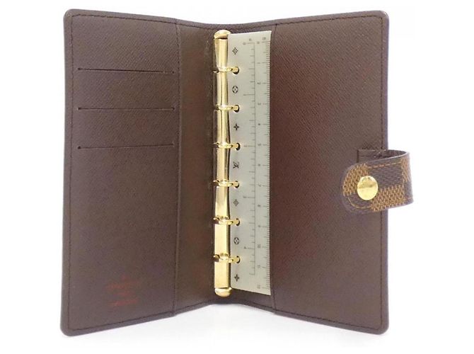 Louis Vuitton Damier Agenda PM Organizer Braun Damier ebene - Ansicht 5