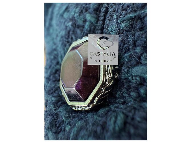 Chanel Chaqueta de tweed esmeralda con botones Gripoix 42 FR - vista 15