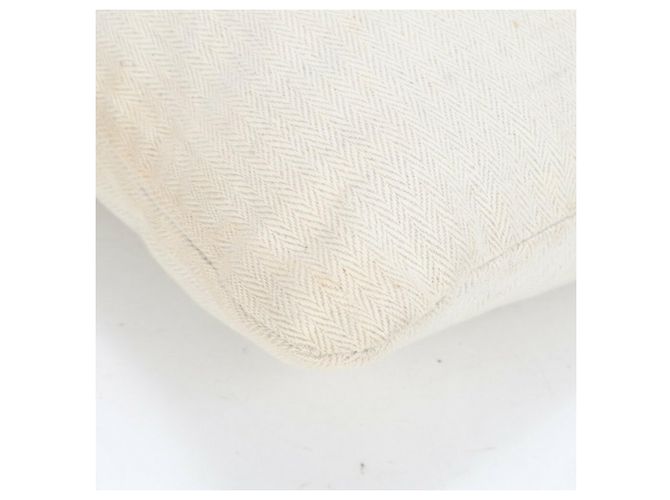 Hermès Aline GM Schultertasche aus Chevron-Leder Beige - Ansicht 6