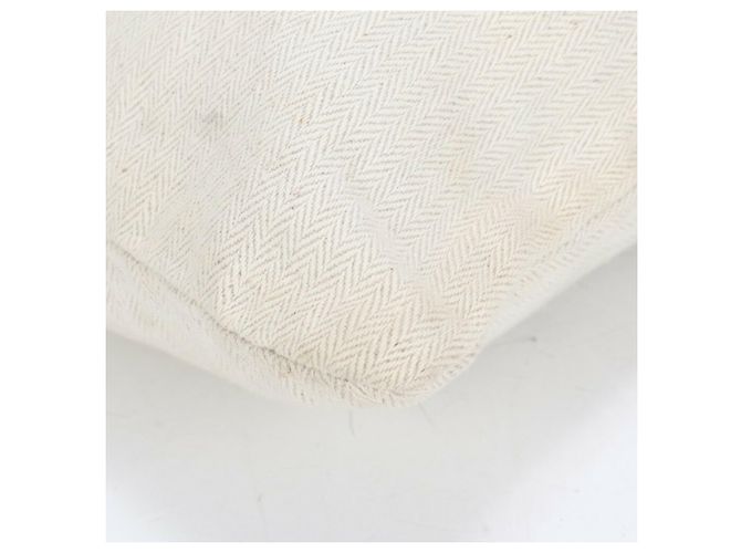 Hermès Aline GM Schultertasche aus Chevron-Leder Beige - Ansicht 7