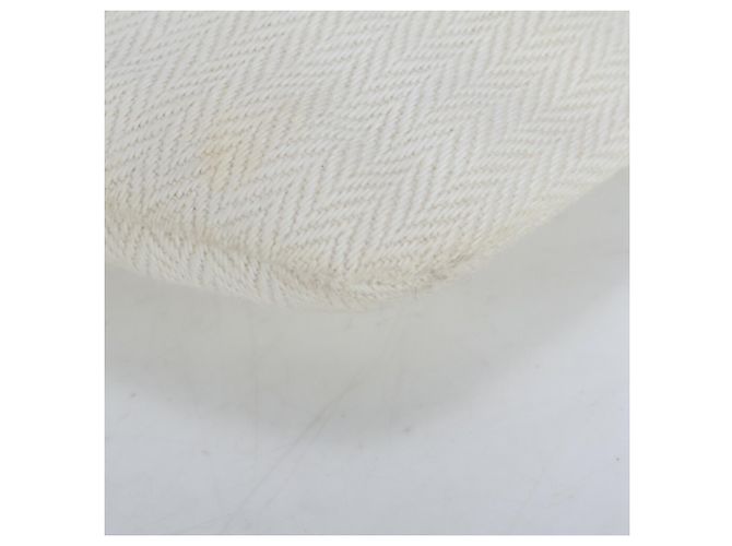 Borsa a spalla in pelle Chevron Aline GM di Hermès Bianco - vista 11