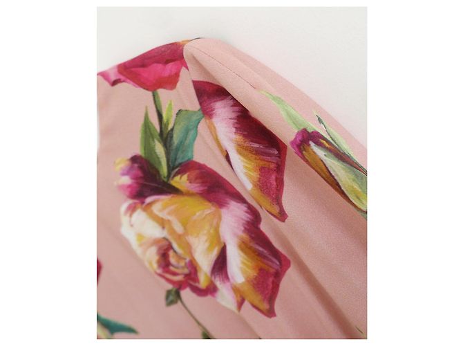 Vestido ajustado con estampado de rosa de Dolce & Gabbana - vista 4