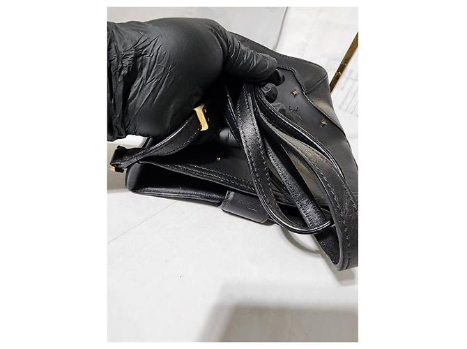 Borsa a tracolla Mini Claudia Studs in tela rivestita MCM nera Nero - vista 12