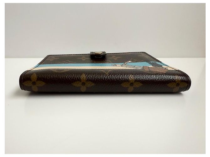 Louis Vuitton Monogram Tintin Groom Bellboy Couverture d'agenda Marron Bleu Écru - vue 10