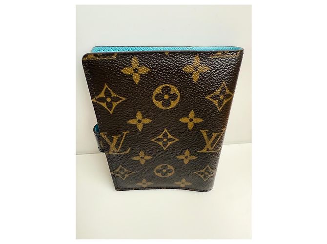Louis Vuitton Monogram Tintin Groom Bellboy Couverture d'agenda Marron Bleu Écru - vue 5