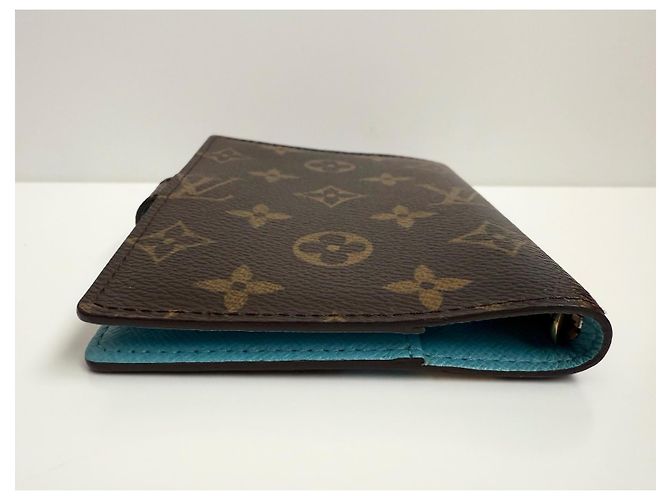 Louis Vuitton Monogram Tintin Groom Bellboy Couverture d'agenda Marron Bleu Écru - vue 6