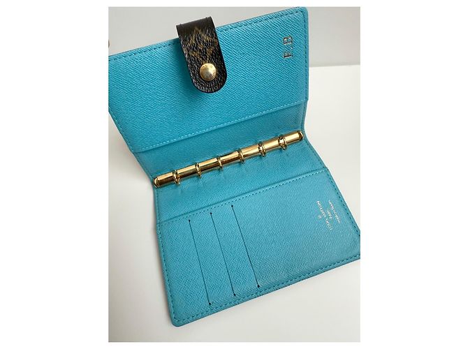 Louis Vuitton Monogram Tintin Groom Bellboy Couverture d'agenda Marron Bleu Écru - vue 8