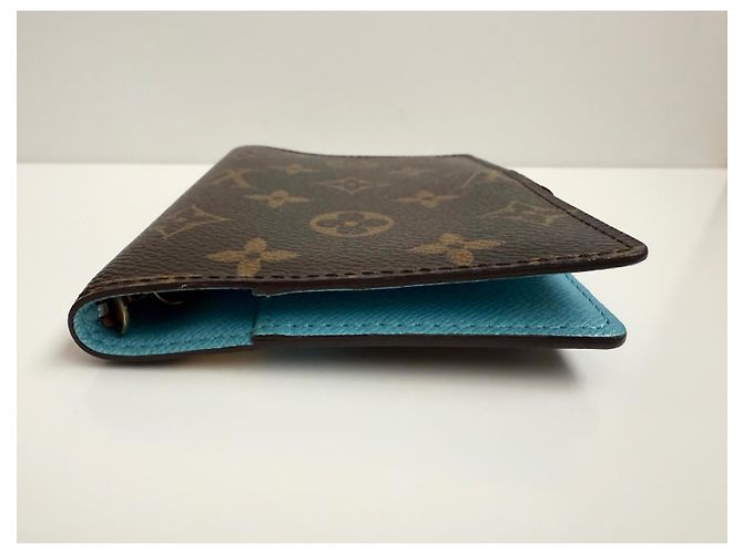 Louis Vuitton Monogram Tintin Groom Bellboy Couverture d'agenda Marron Bleu Écru - vue 9