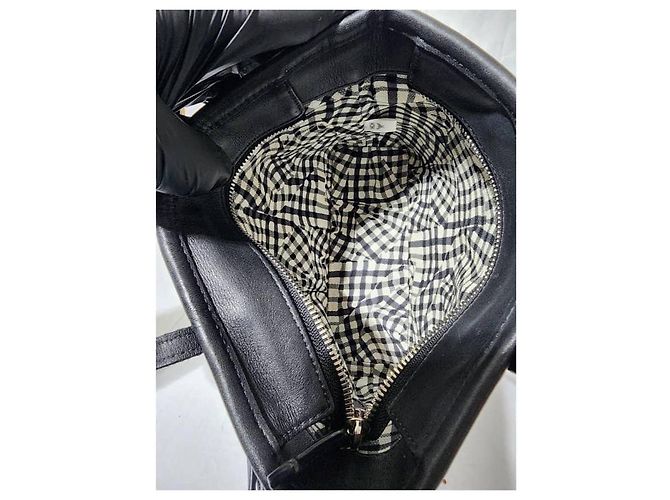 MCM Mini Borsa Tote Nera/Grigia Nero Grigio - vista 11