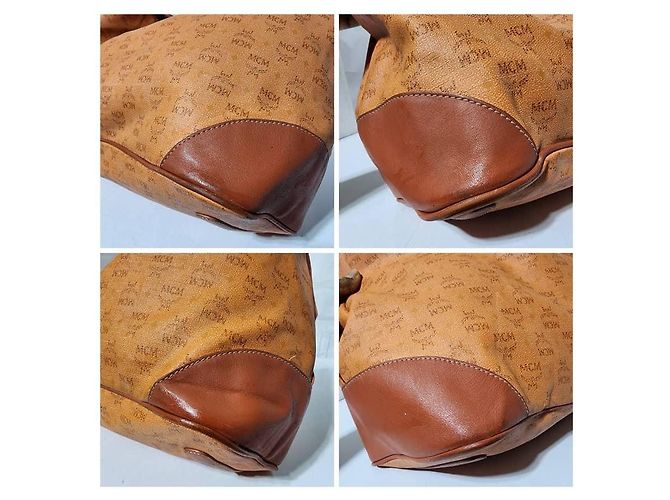 Borsa Tote MCM Visetos Marrone - vista 11