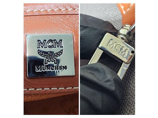 Borsa Tote MCM Visetos Marrone - vista 9
