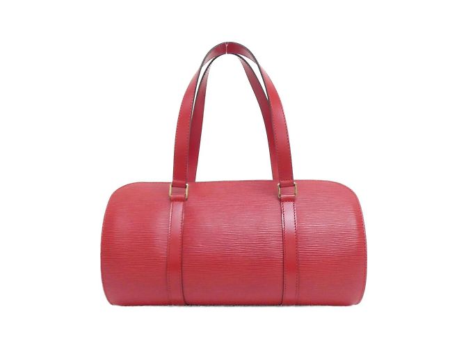Borsa Louis Vuitton Epi Soufflot M52227 Rosso - vista 2