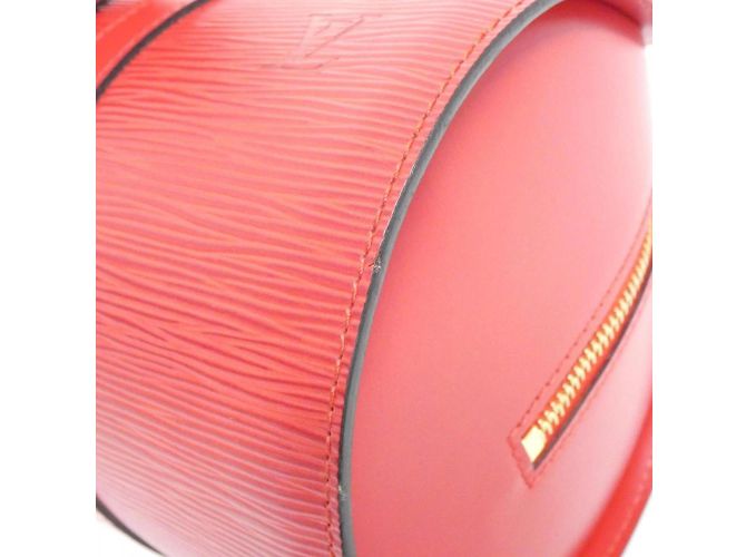 Borsa Louis Vuitton Epi Soufflot M52227 Rosso - vista 3