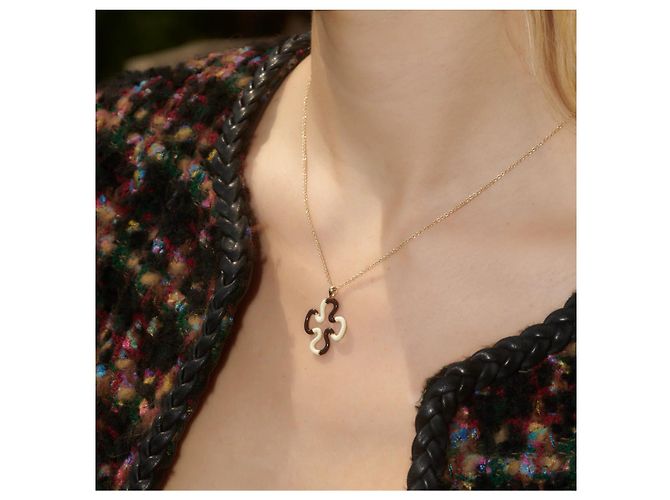 Autre Marque Collana Bea Bongiasca B Duo Oro Giallo Ciliegia Bianco D'oro Porpora - vista 2