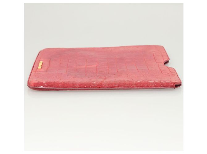 Custodia per iPad in Pelle Rosa Miu Miu Auth 121106 - vista 3