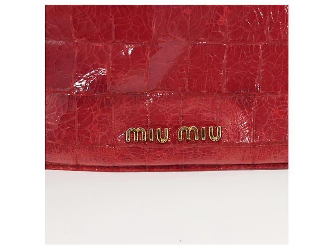 Custodia per iPad in Pelle Rosa Miu Miu Auth 121106 - vista 8