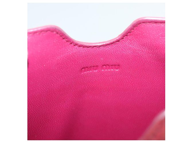 Custodia per iPad in Pelle Rosa Miu Miu Auth 121106 - vista 9