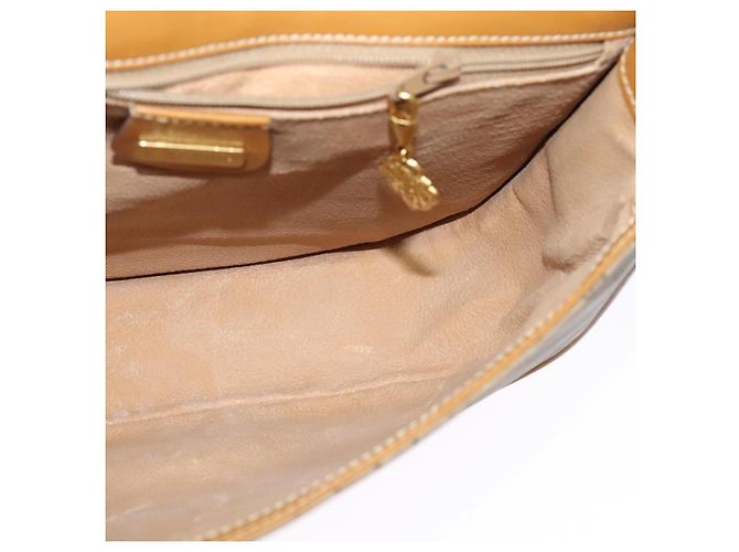 GUCCI Micro GG Supreme Schultertasche PVC Beige Gold Auth th6085 Golden - Ansicht 18