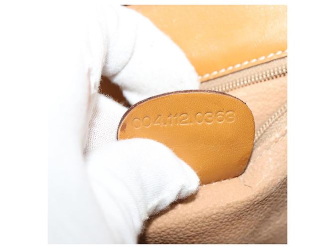 GUCCI Micro GG Supreme Schultertasche PVC Beige Gold Auth th6085 Golden - Ansicht 21