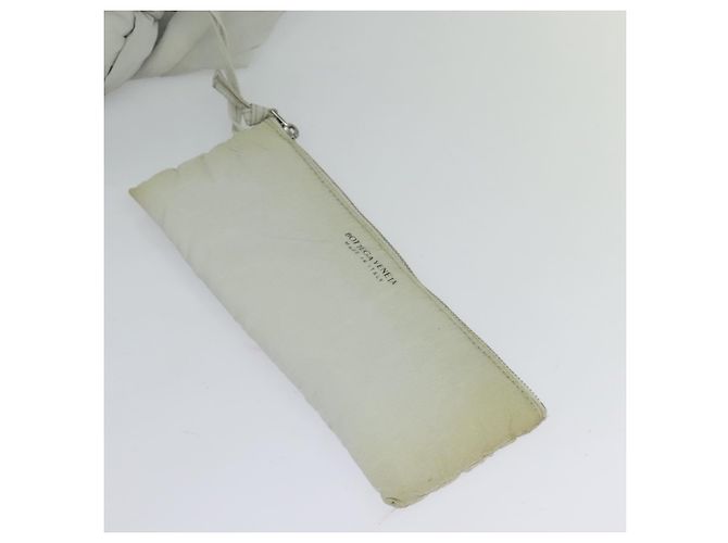 Autre Marque BAGUE VENETA MAXI INTRECCIATO Borsa a spalla in nylon grigio Auth mr1362 Marrone - vista 18