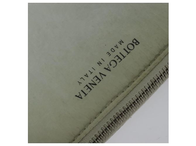 Autre Marque BAGUE VENETA MAXI INTRECCIATO Borsa a spalla in nylon grigio Auth mr1362 Marrone - vista 21