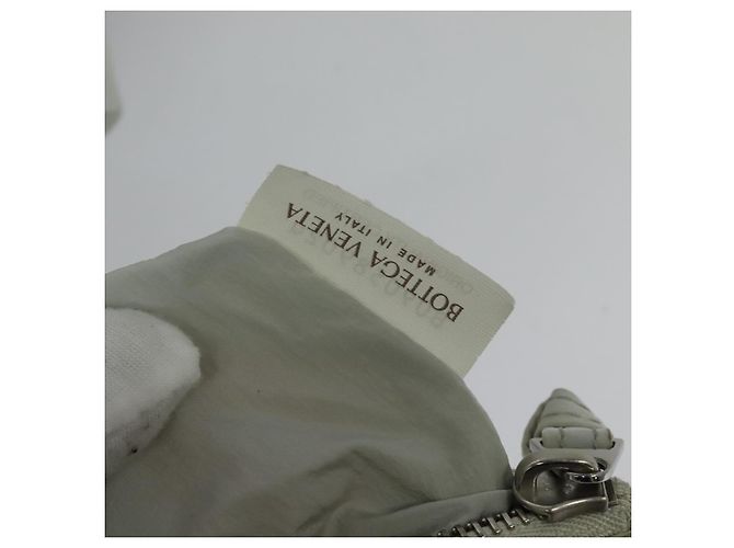 Autre Marque BAGUE VENETA MAXI INTRECCIATO Borsa a spalla in nylon grigio Auth mr1362 Marrone - vista 25