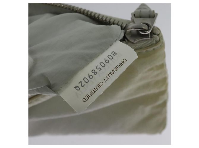 Autre Marque BAGUE VENETA MAXI INTRECCIATO Borsa a spalla in nylon grigio Auth mr1362 Marrone - vista 26