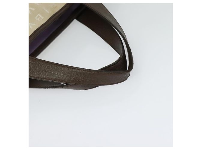 Bulgari BVLGARI Logo Mania Tote Bag aus Canvas Beige Silber Auth BA2559 - Ansicht 7