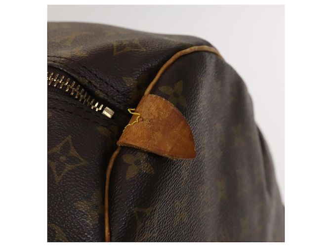 LOUIS VUITTON Monogram Keepall 60 Borsa Boston M41422 LV Auth 123386 Monogramma - vista 18