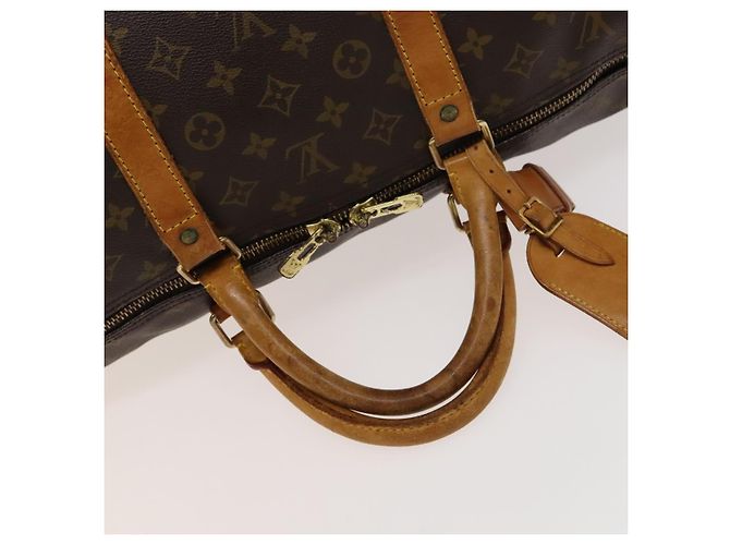 LOUIS VUITTON Monogram Keepall 60 Borsa Boston M41422 LV Auth 123386 Monogramma - vista 7