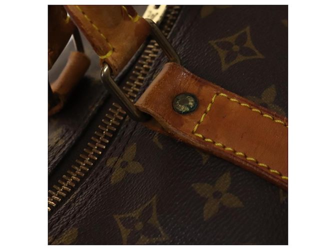 LOUIS VUITTON Monogram Keepall 60 Borsa Boston M41422 LV Auth 123386 Monogramma - vista 9