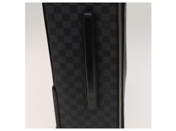 LOUIS VUITTON Valigia Pegas 55 Damier Graphite N23300 LV Auth 123620 Damier ebene - vista 14