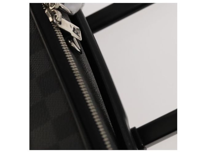 LOUIS VUITTON Valigia Pegas 55 Damier Graphite N23300 LV Auth 123620 Damier ebene - vista 18