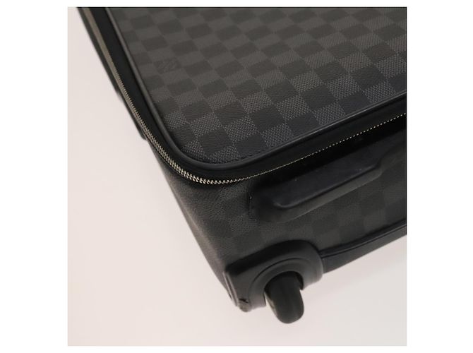 LOUIS VUITTON Valigia Pegas 55 Damier Graphite N23300 LV Auth 123620 Damier ebene - vista 20