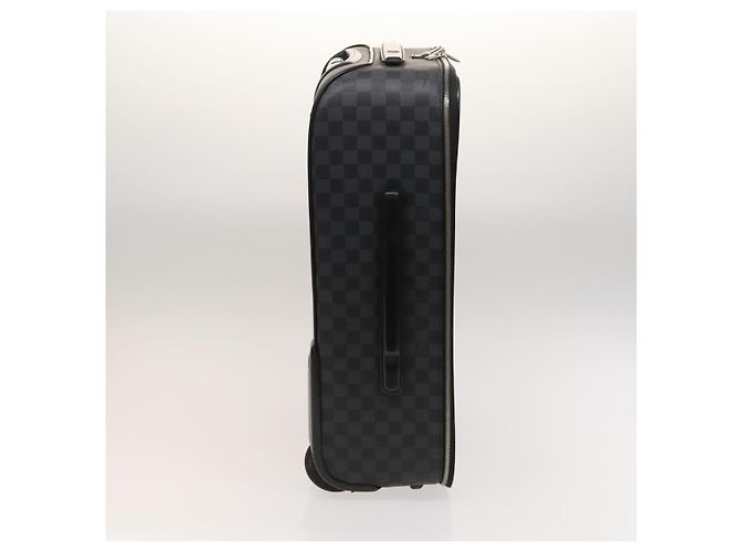 LOUIS VUITTON Valigia Pegas 55 Damier Graphite N23300 LV Auth 123620 Damier ebene - vista 5