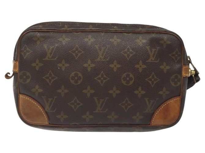 LOUIS VUITTON Monogram Marly Dragonne GM Borsa Clutch M51825 LV Auth BD1166 Monogramma - vista 2