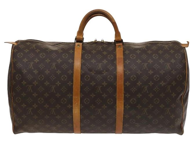 LOUIS VUITTON Monogram Keepall 60 Borsa Boston M41422 LV Auth 124850 Monogramma - vista 2