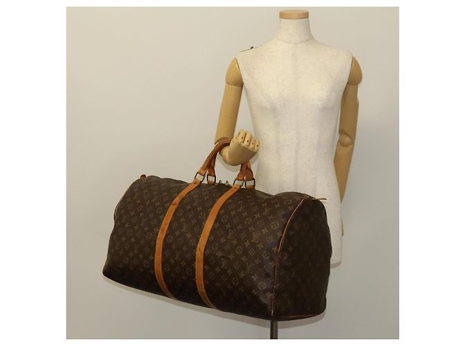 LOUIS VUITTON Monogram Keepall 60 Borsa Boston M41422 LV Auth 124850 Monogramma - vista 21