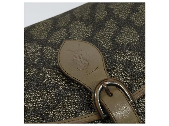 Borsa a Spalla SAINT LAURENT in Pelle PVC Beige Auth bs26374 - vista 14