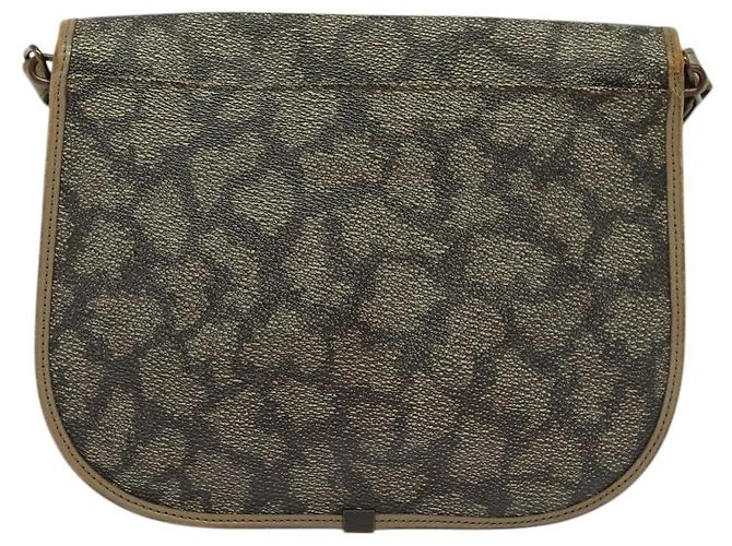 Borsa a Spalla SAINT LAURENT in Pelle PVC Beige Auth bs26374 - vista 3