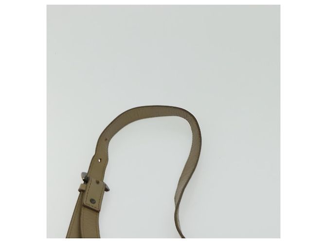 Borsa a Spalla SAINT LAURENT in Pelle PVC Beige Auth bs26374 - vista 8