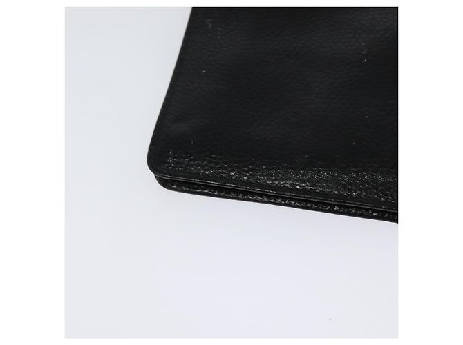 Borsa a spalla con catena Christian Dior in pelle nera e oro Auth BA2581 Nero D'oro - vista 12