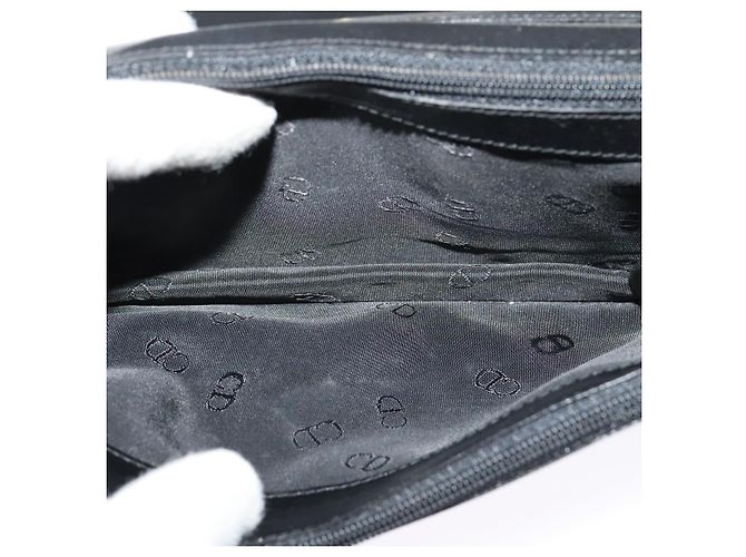 Borsa a spalla con catena Christian Dior in pelle nera e oro Auth BA2581 Nero D'oro - vista 17