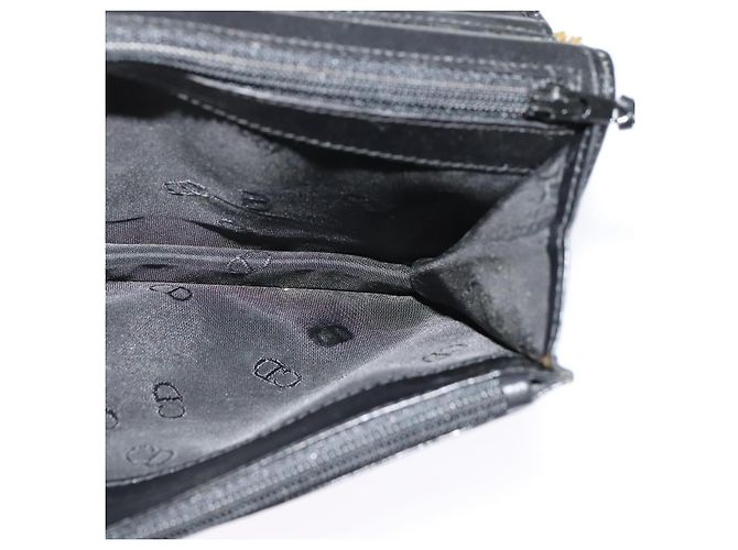 Borsa a spalla con catena Christian Dior in pelle nera e oro Auth BA2581 Nero D'oro - vista 18